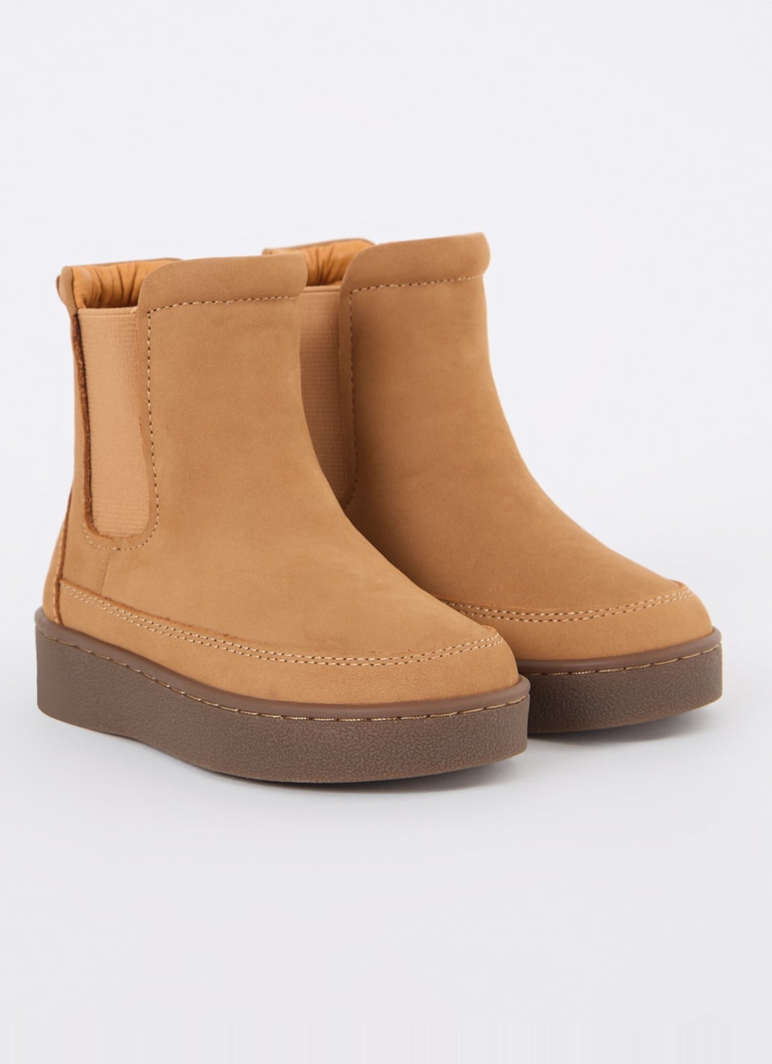 Donsje Amsterdam Ojeh Boots - voorkant 2 roestbruin