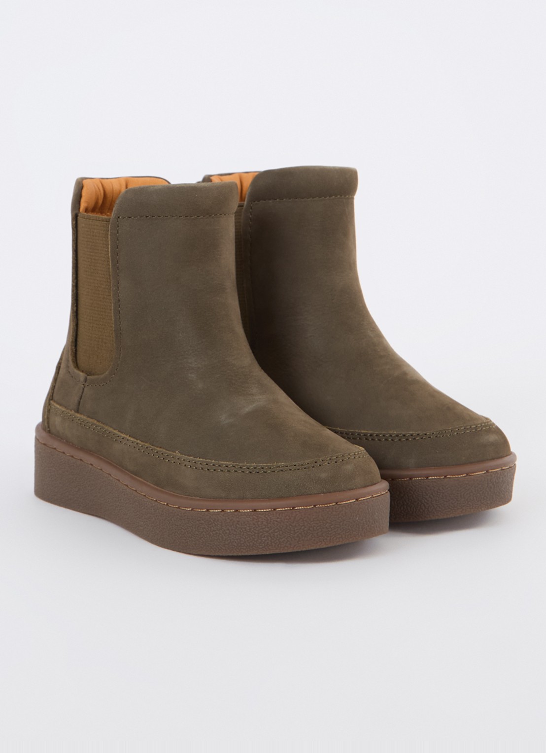 Donsje Amsterdam Ojeh Boots - detail bronsgroen
