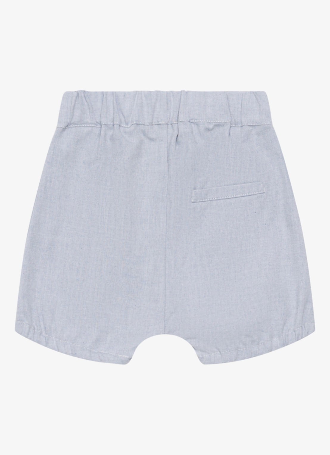 Donsje Amsterdam Olean korte broek met logo - achterkant lichtblauw