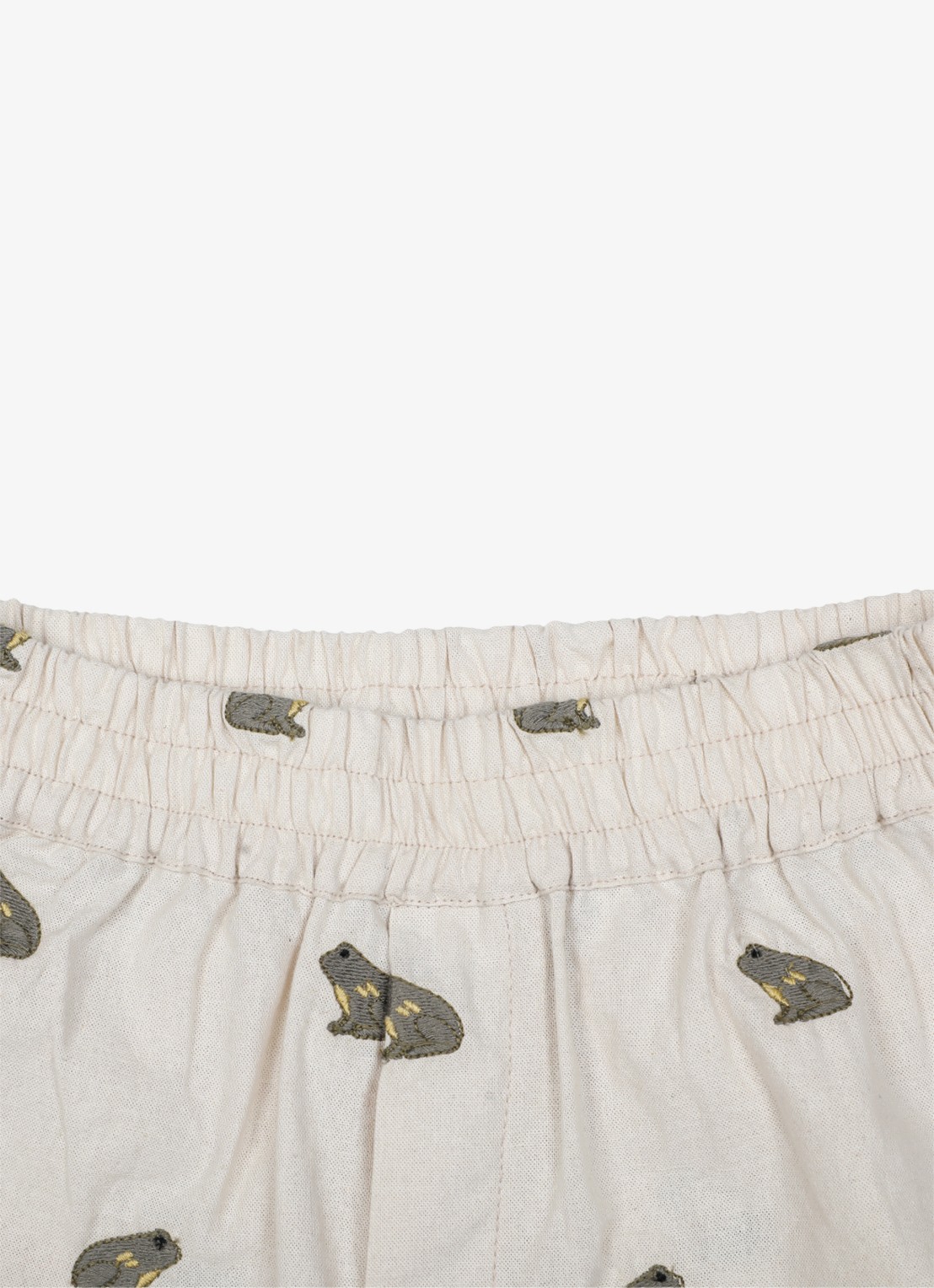 Donsje Amsterdam Olivier Frogs korte broek van linnen  - detail 6 wit