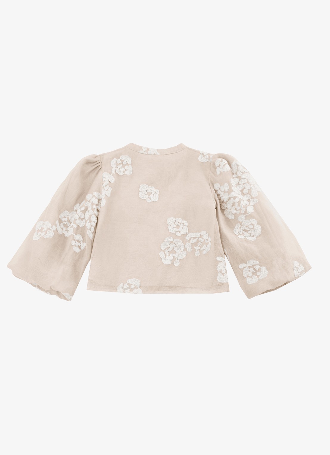 Donsje Amsterdam Opali blouse met bloemenprint - achterkant 3 roze