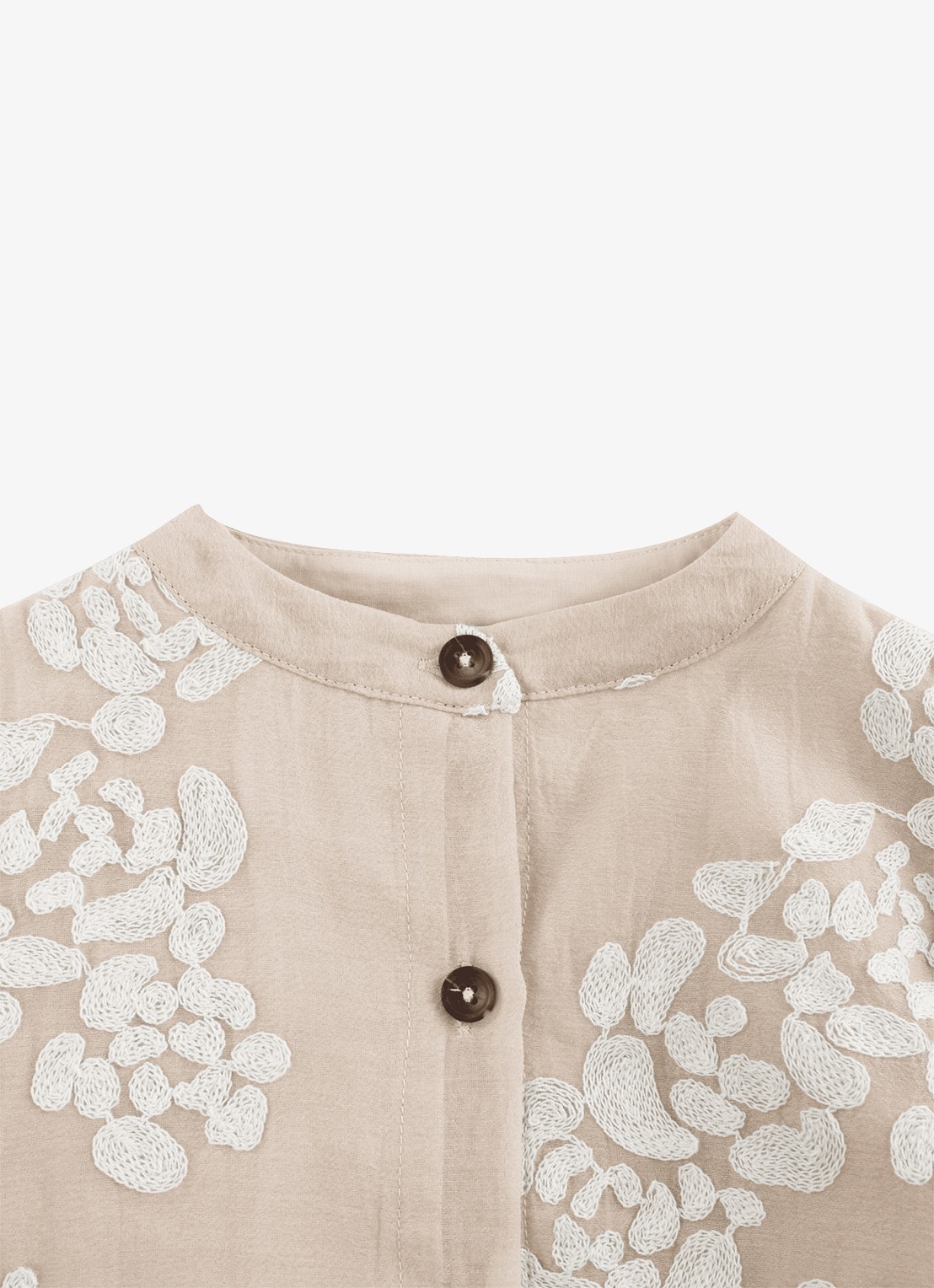 Donsje Amsterdam Opali blouse met bloemenprint - detail roze