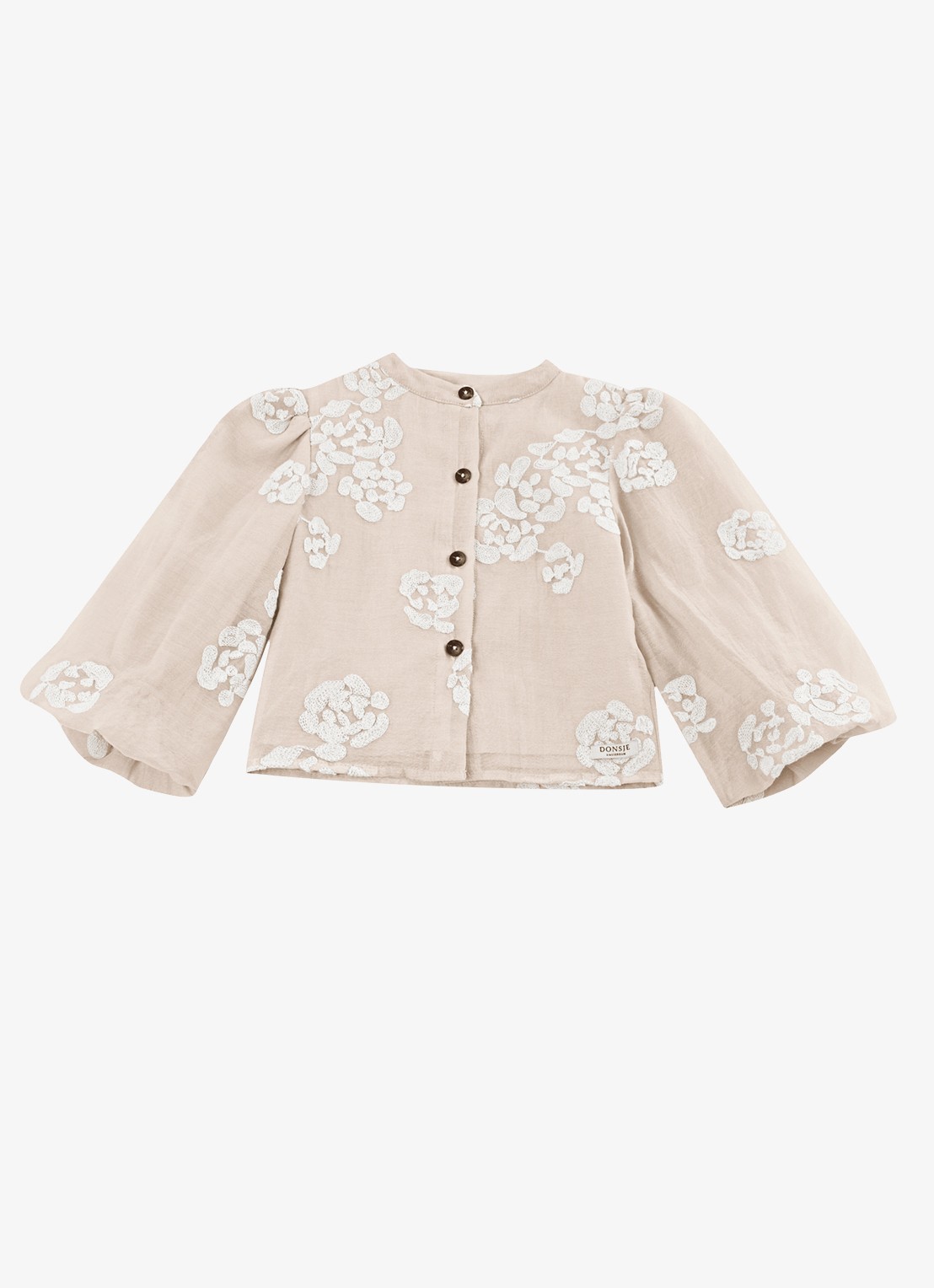 Donsje Amsterdam Opali blouse met bloemenprint - voorkant 4 roze
