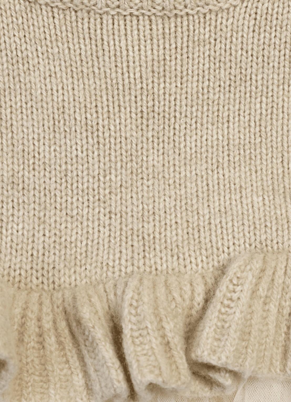Donsje Amsterdam Paulien jurk met tule - detail 4 naturel