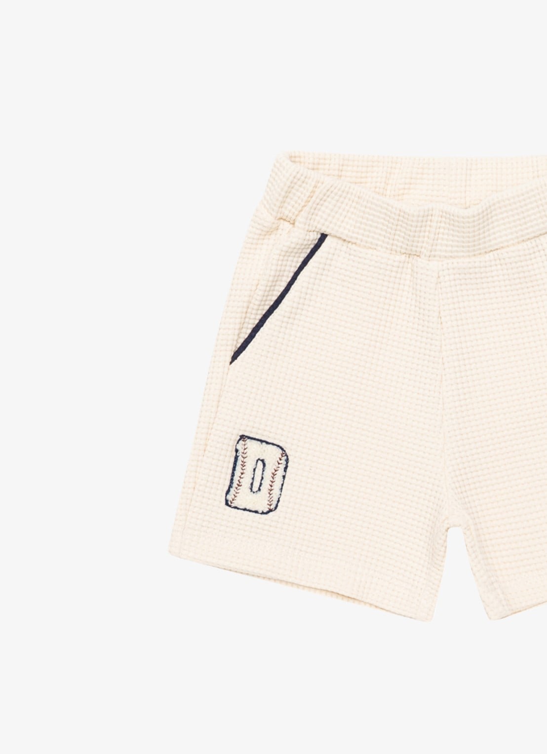 Donsje Amsterdam Petar korte broek met structuur - detail 6 beige