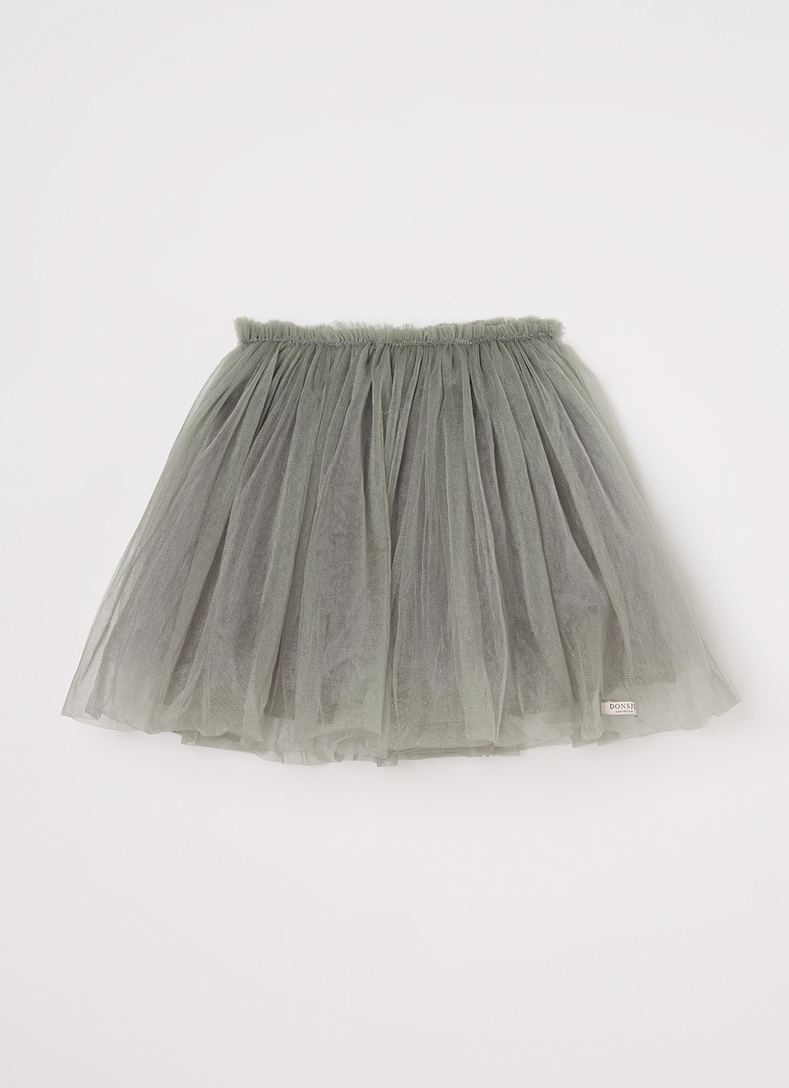 Donsje Amsterdam Pien Skirt - voorkant olijfgroen