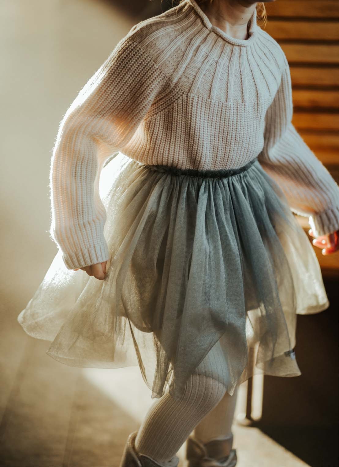 Donsje Amsterdam Pien Skirt - voorkant 2 olijfgroen