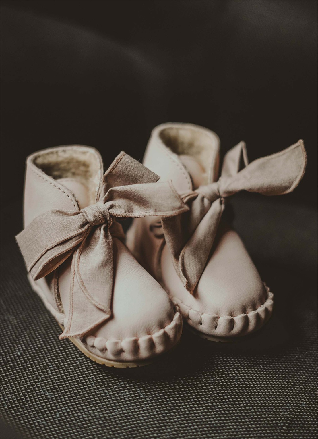 Donsje Amsterdam Pina Organza Booties - voorkant 3 beige