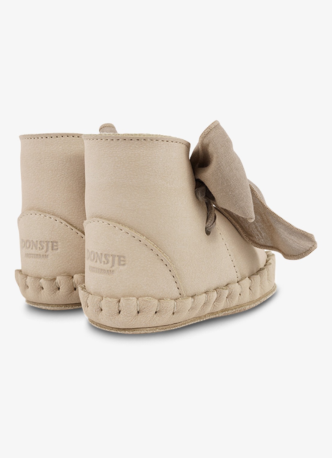 Donsje Amsterdam Pina Organza Booties - achterkant 10 beige