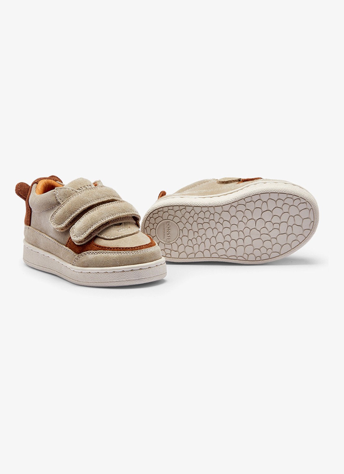 Donsje Amsterdam Pinou  Bear sneaker van leer  - detail 5 taupe