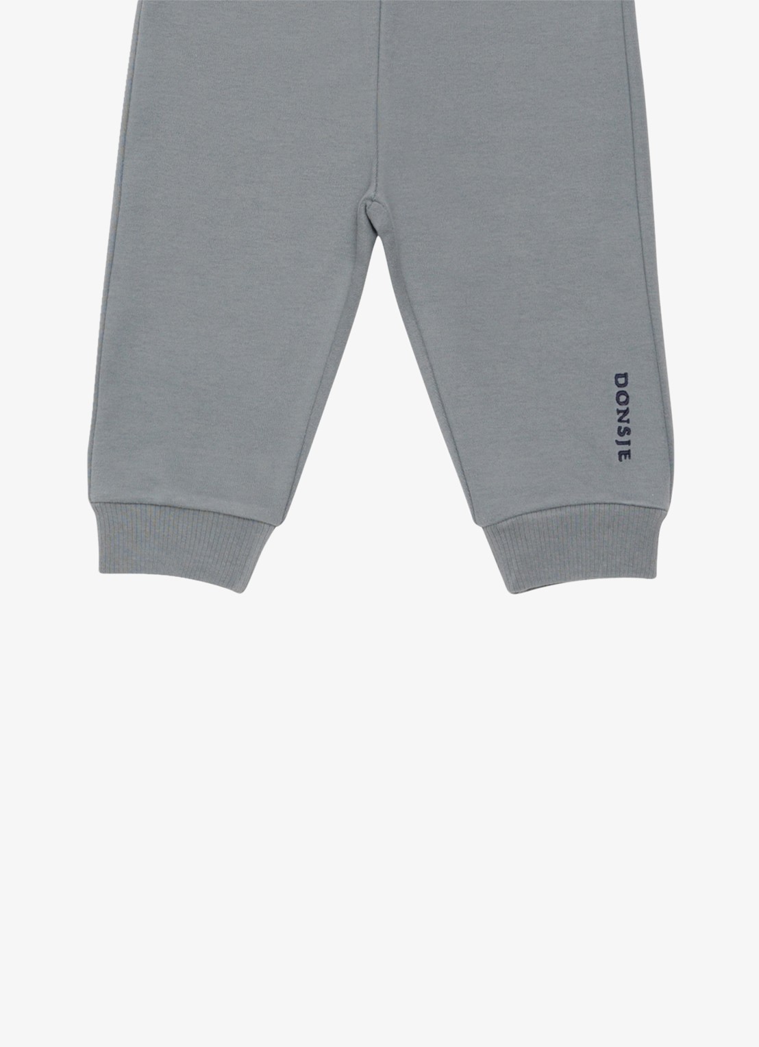 Donsje Amsterdam Remzie joggingbroek in katoenblend - detail 2 grijs
