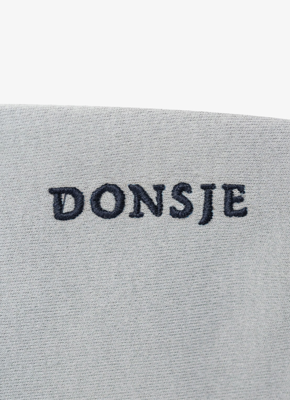 Donsje Amsterdam Remzie joggingbroek in katoenblend - detail 3 grijs