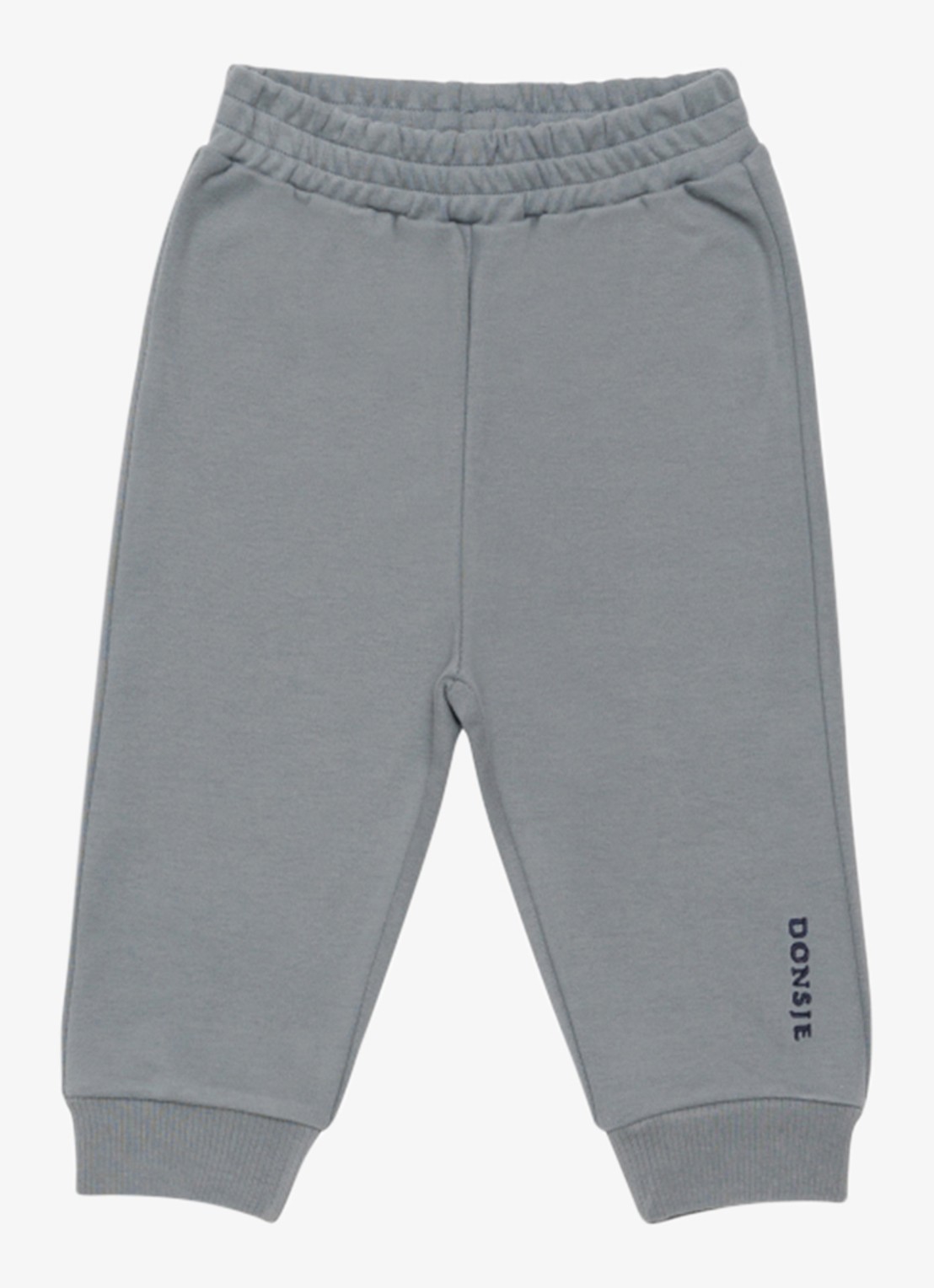 Donsje Amsterdam Remzie joggingbroek in katoenblend - voorkant grijs