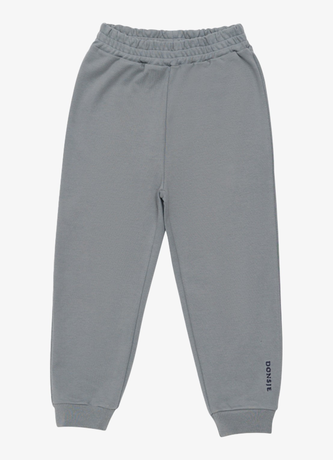 Donsje Amsterdam Remzie joggingbroek van katoen - detail 6 lichtgrijs