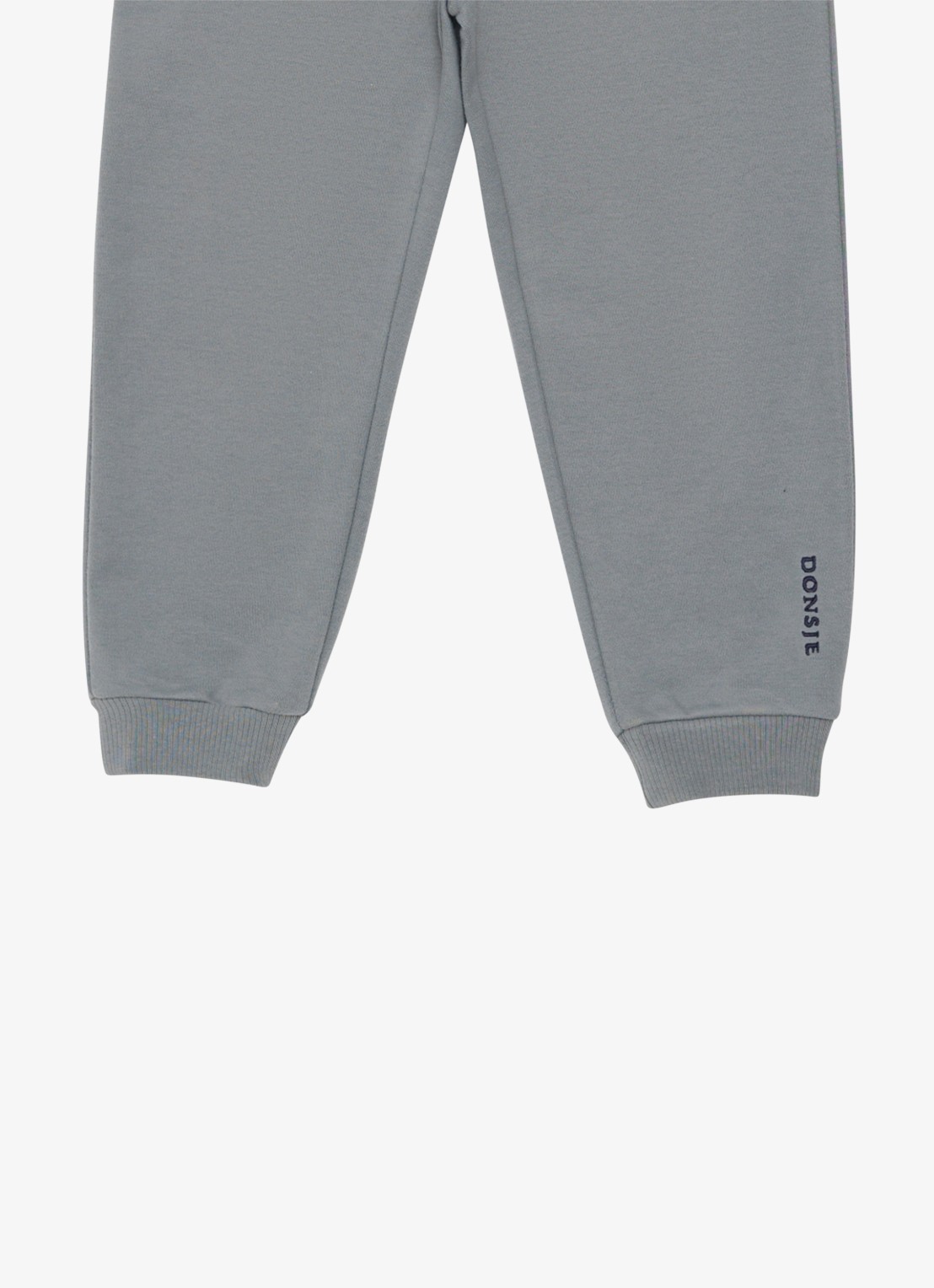 Donsje Amsterdam Remzie joggingbroek van katoen - detail 9 lichtgrijs
