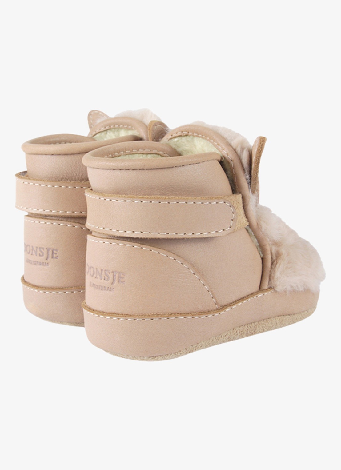 Donsje Amsterdam Richy Booties | Fluffy Bunny - detail 7 beige