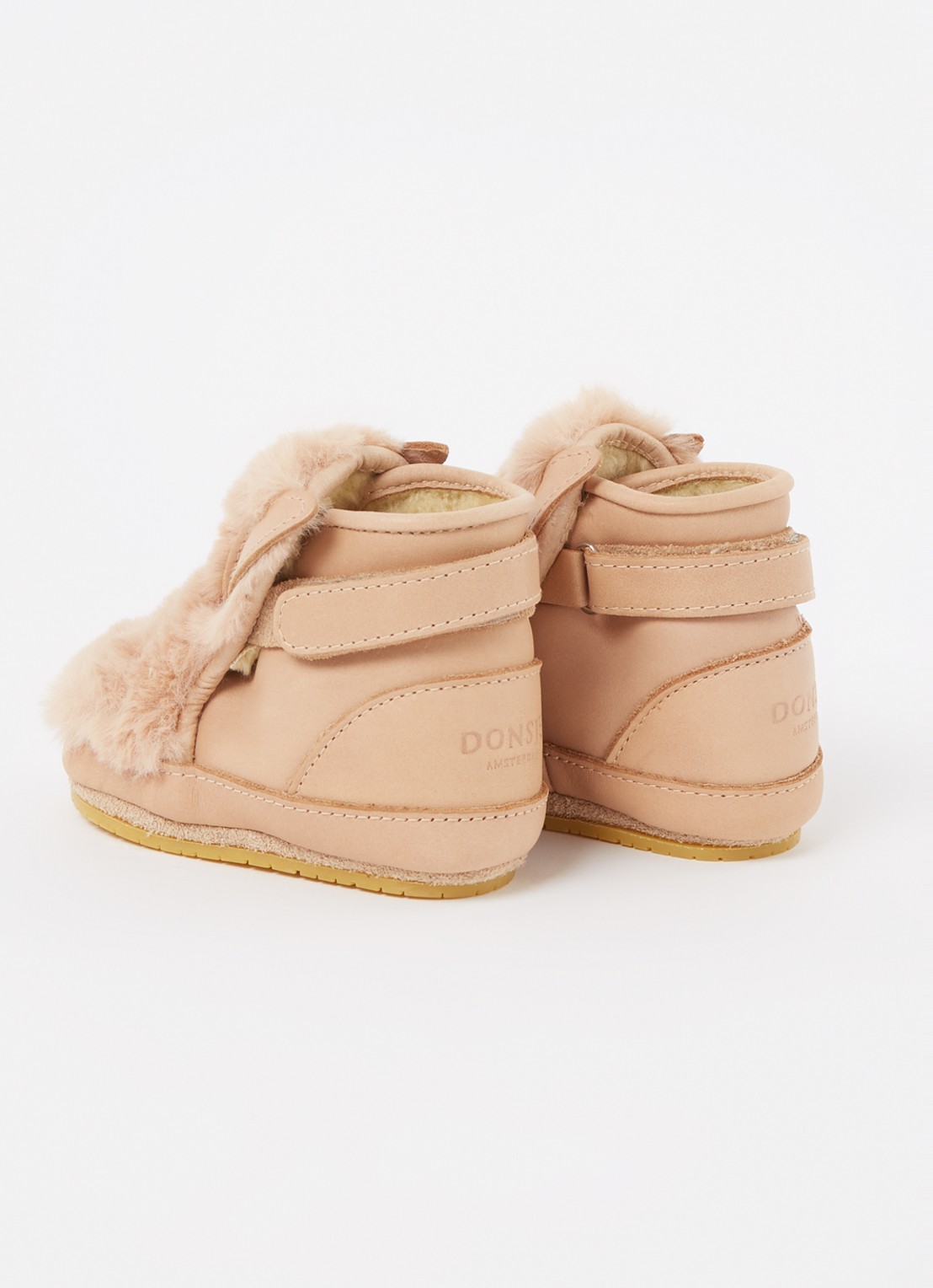 Donsje Amsterdam Richy Booties | Fluffy Bunny - detail 10 beige