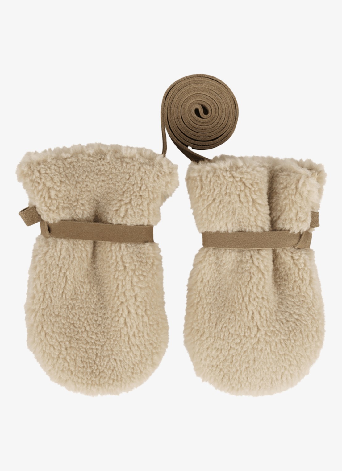 Donsje Amsterdam Richy Mittens | Alpaca - achterkant 4 beige