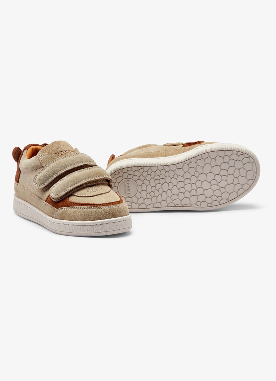 Donsje Amsterdam Rinou Bear sneaker van leer  - detail 5 taupe