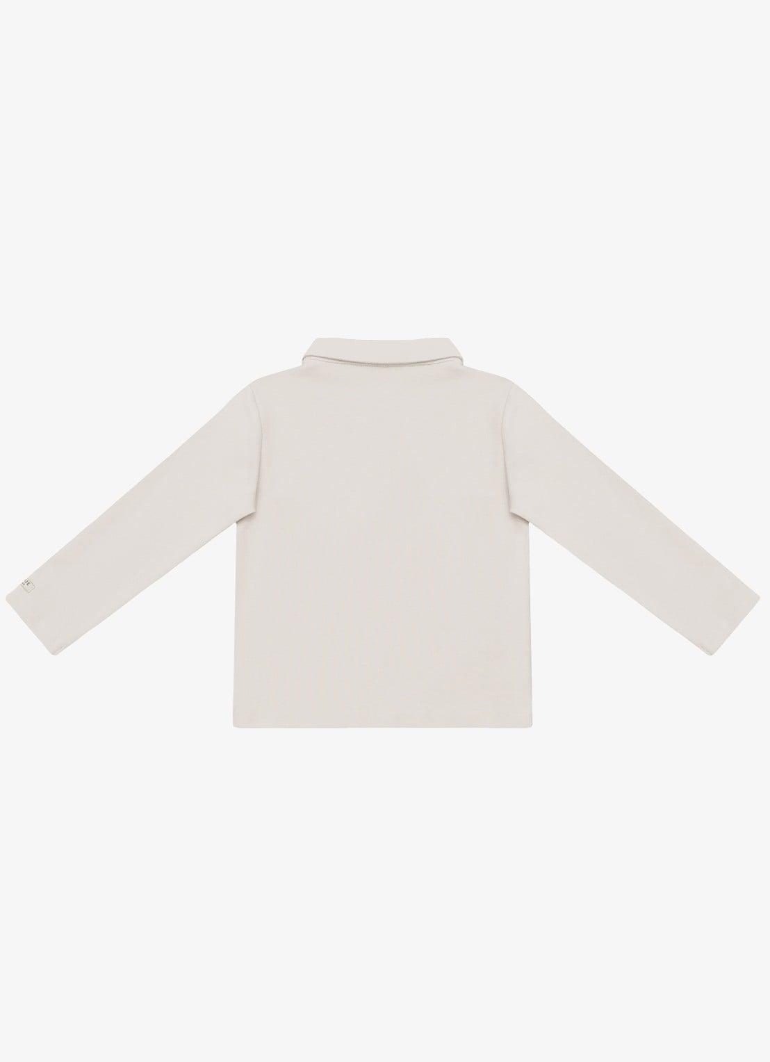 Donsje Amsterdam Rudmer longsleeve met logo - achterkant 2 beige