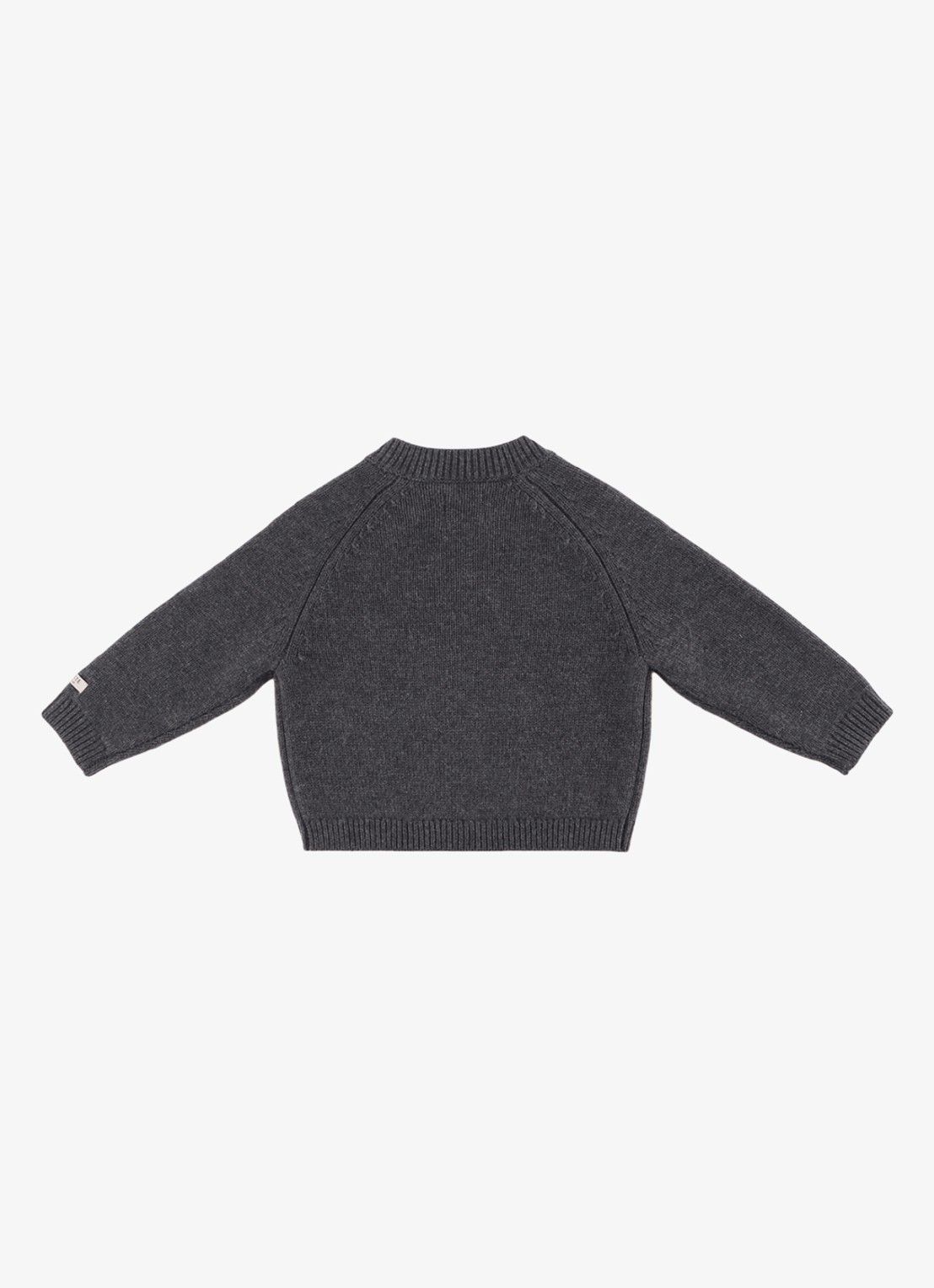 Donsje Amsterdam Sibbe Merino Wool Sweater | Koala - achterkant 6 grijs