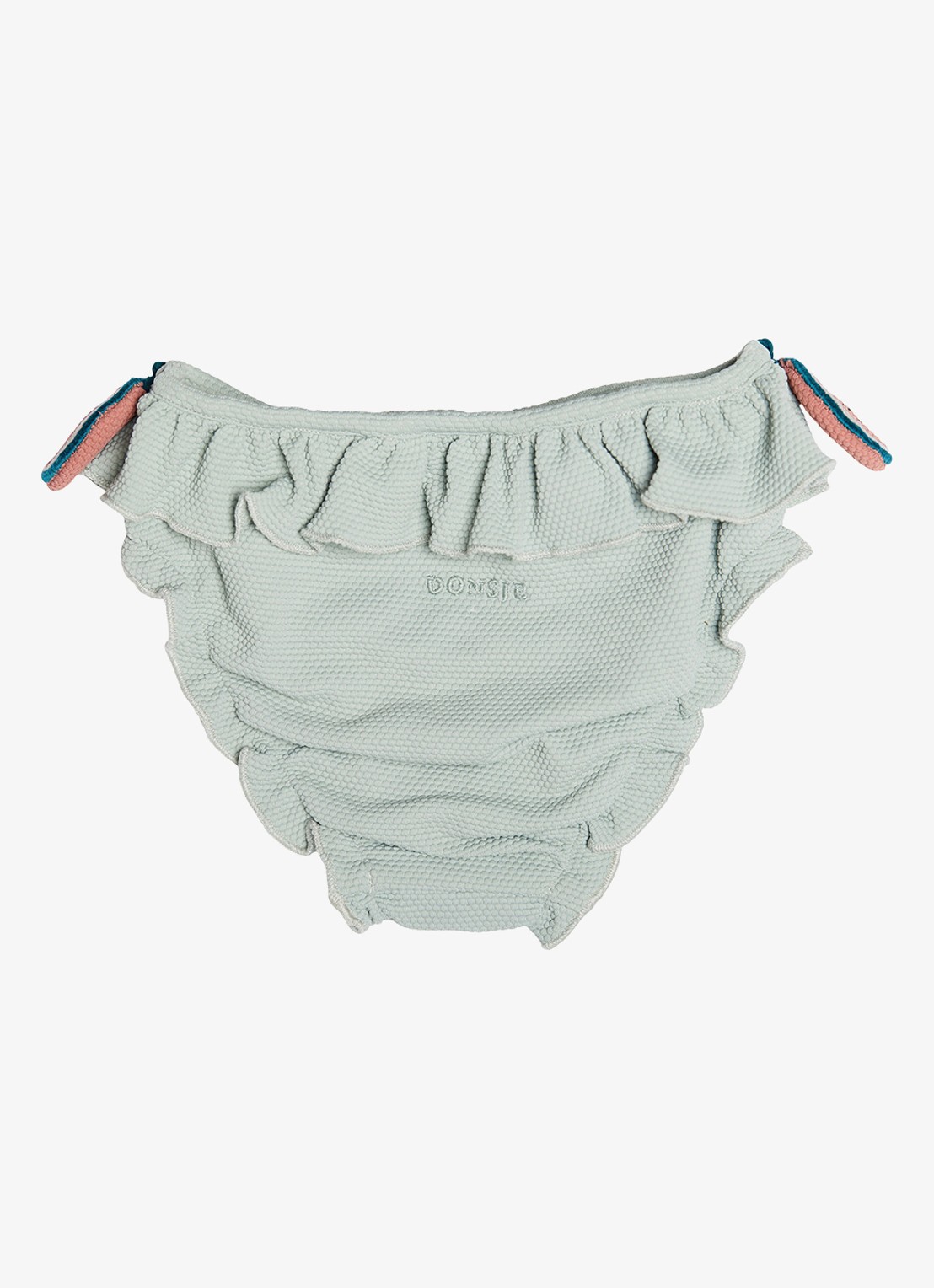Donsje Amsterdam Sisi zwemslip met ruches - achterkant 5 mint