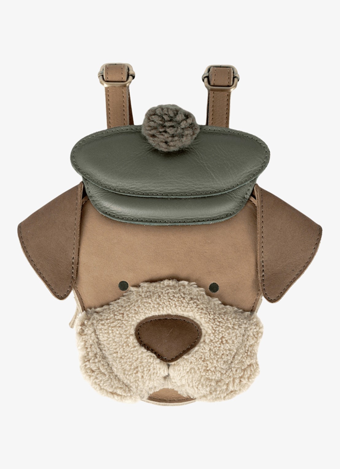 Donsje Amsterdam Stanzen Backpack | Terrier - voorkant beige