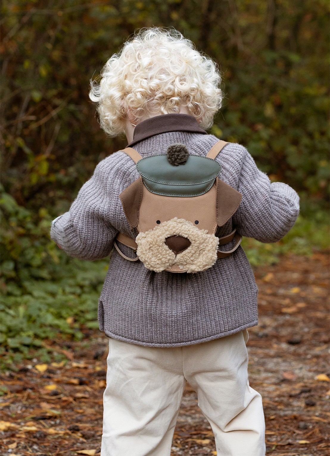 Donsje Amsterdam Stanzen Backpack | Terrier - voorkant 2 beige