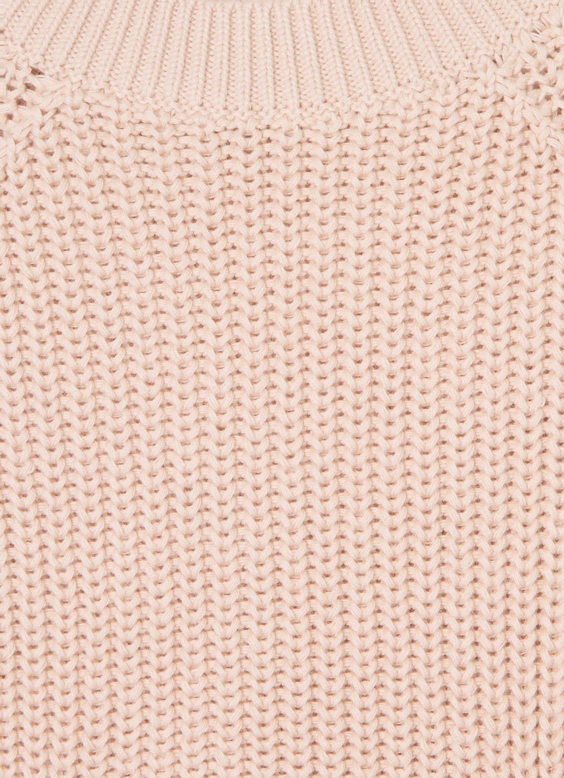 Donsje Amsterdam Stella grofgebreide trui van  katoen - detail 3 creme