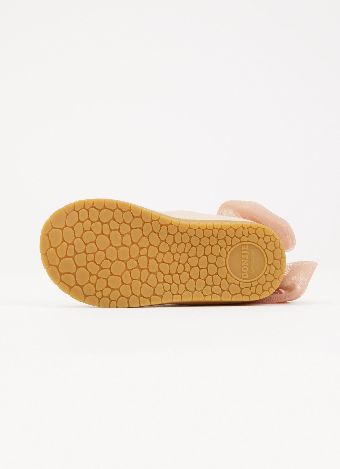 Donsje Amsterdam Taatie babyschoentje van leer - detail 4 roségoud