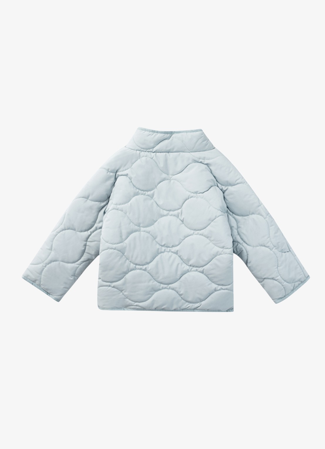 Donsje Amsterdam Tessane jack met quilt patroon - achterkant lichtblauw