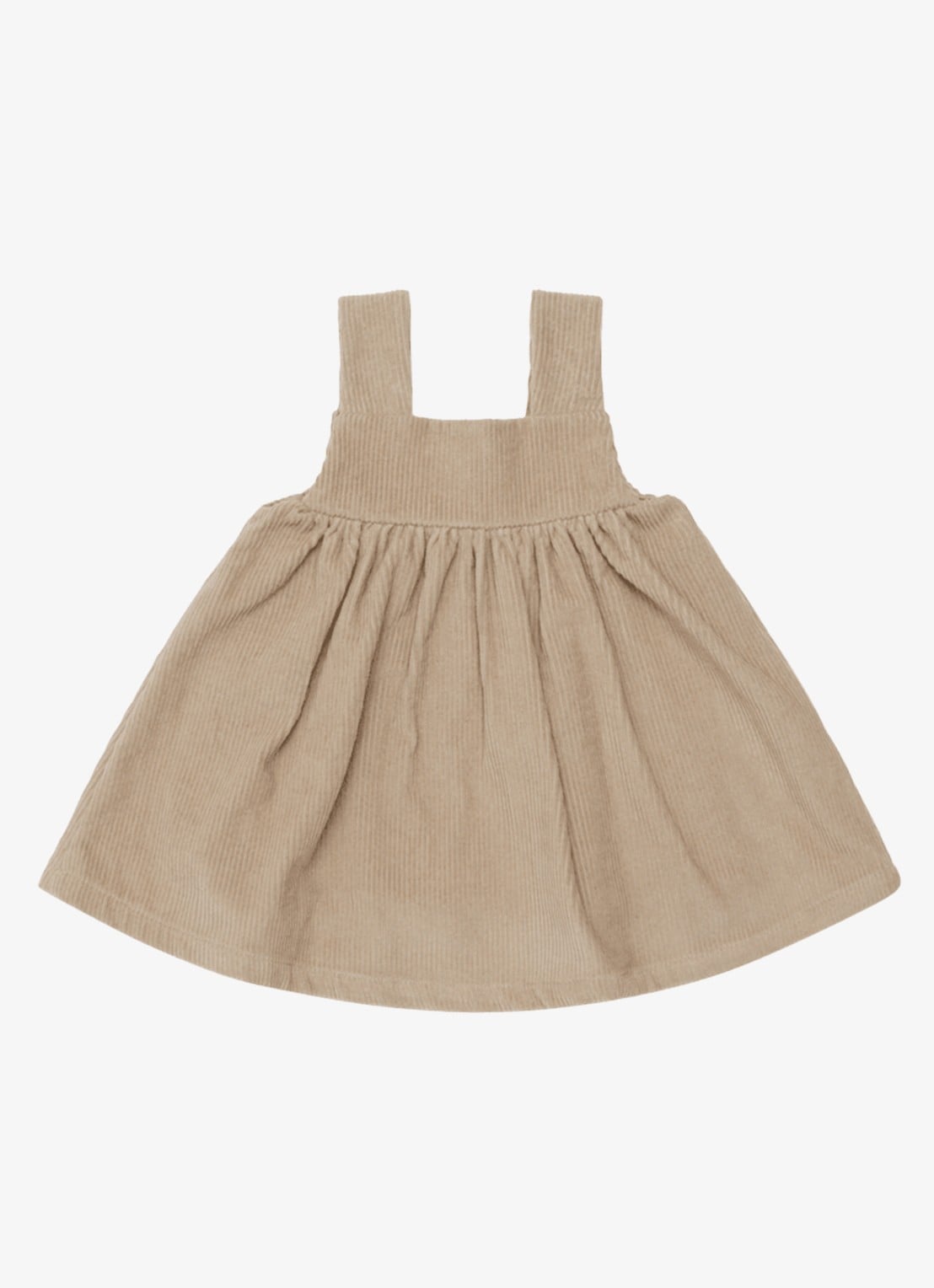 Donsje Amsterdam Thewa jurk van corduroy - detail 4 beige