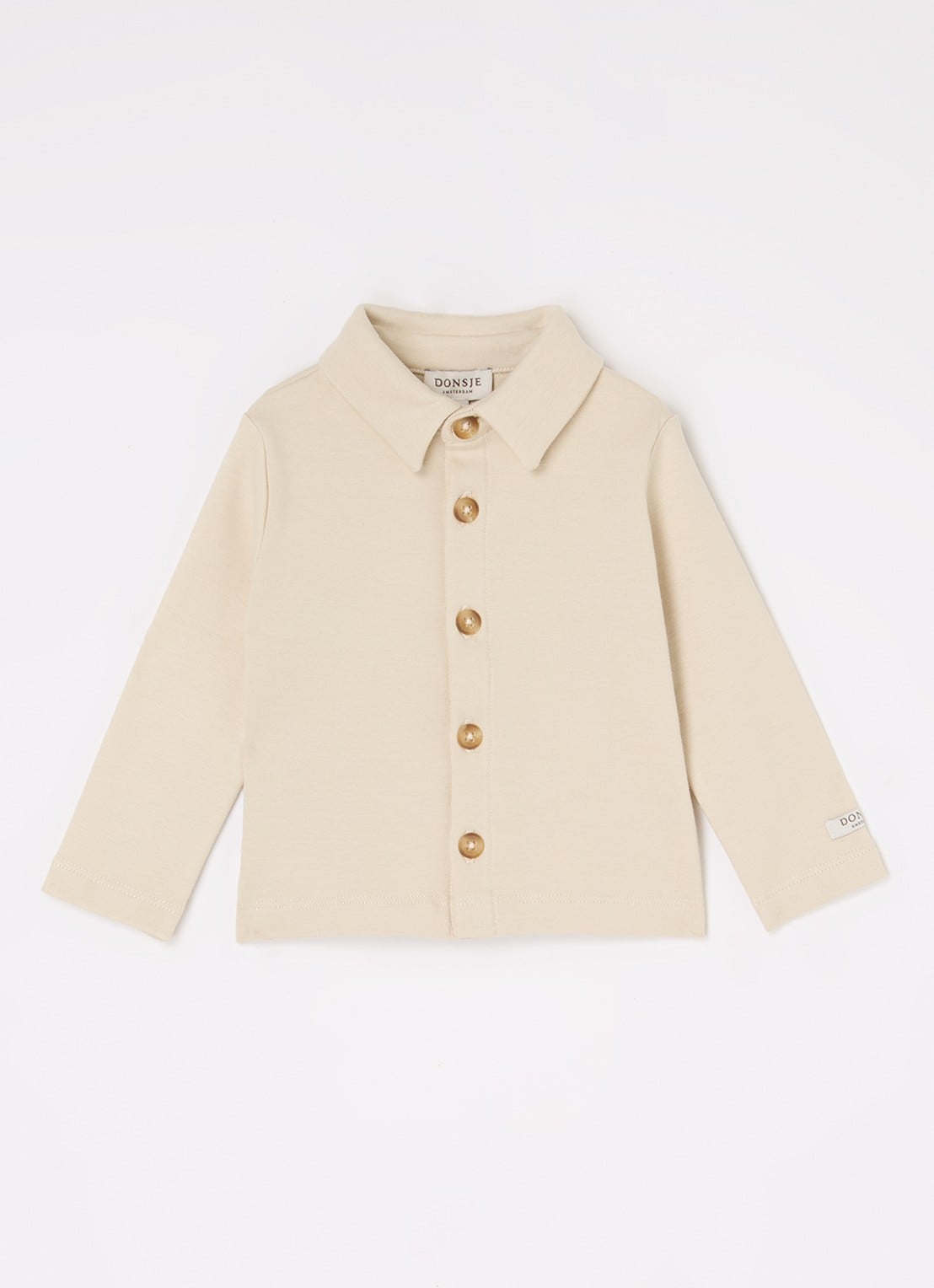 Donsje Amsterdam Touten overhemd - voorkant 5 beige