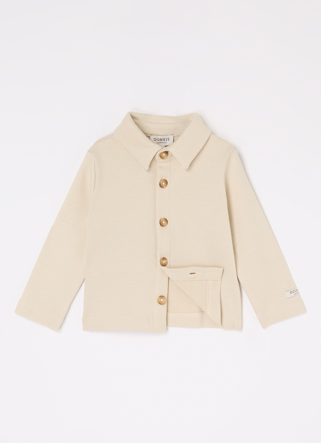 Donsje Amsterdam Touten overhemd - voorkant 6 beige