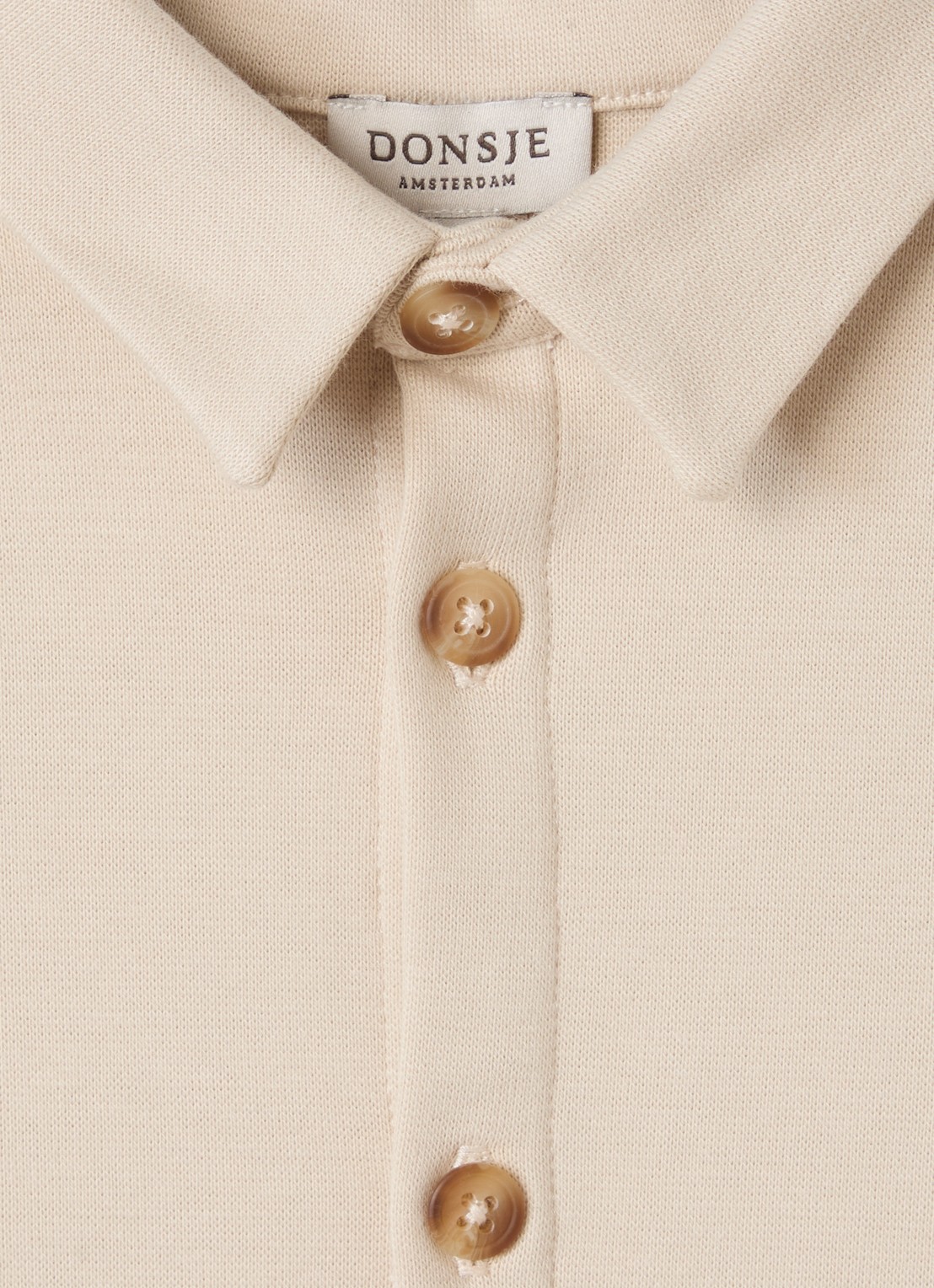 Donsje Amsterdam Touten Shirt - detail 3 beige