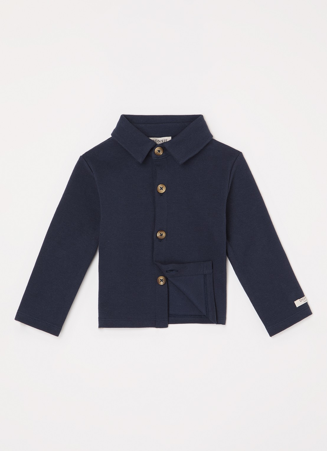 Donsje Amsterdam Touten Shirt - detail 5 donkerblauw