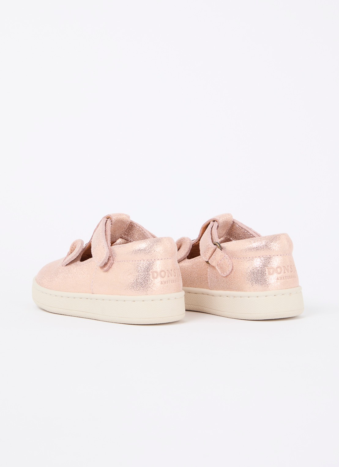 Donsje Amsterdam Unicorn slip-on van leer met metallic finish - achterkant 4 metallic