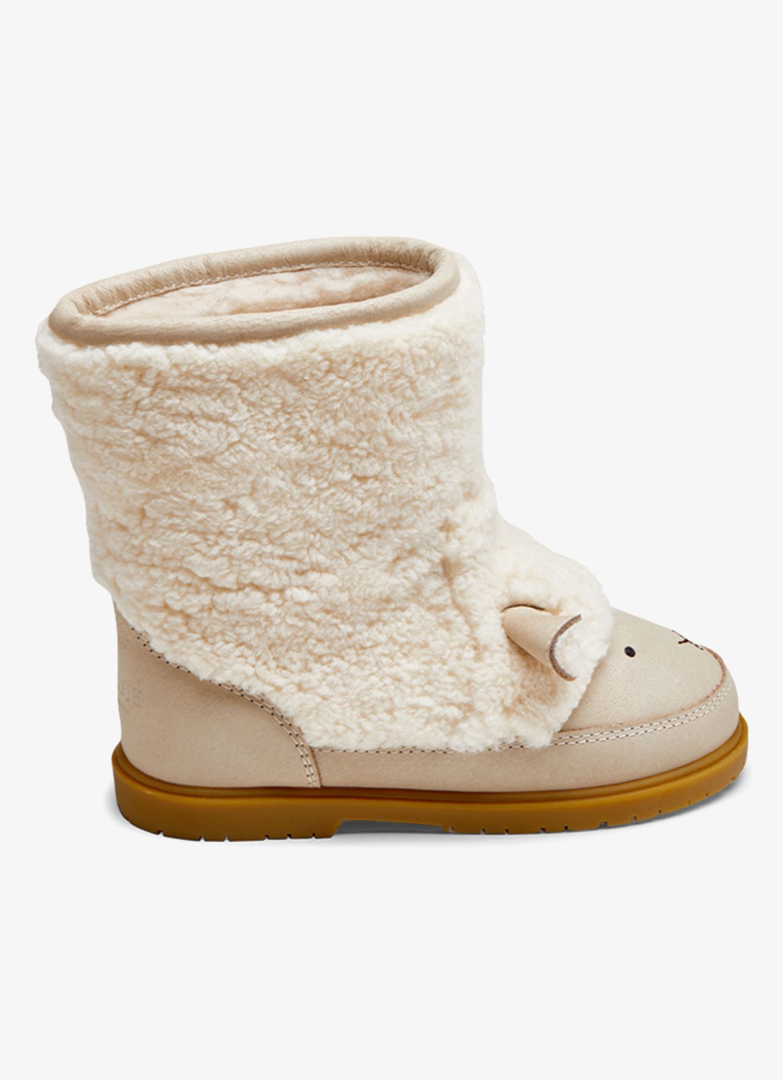 Donsje Amsterdam Wadou boots   lammy - detail 5 beige