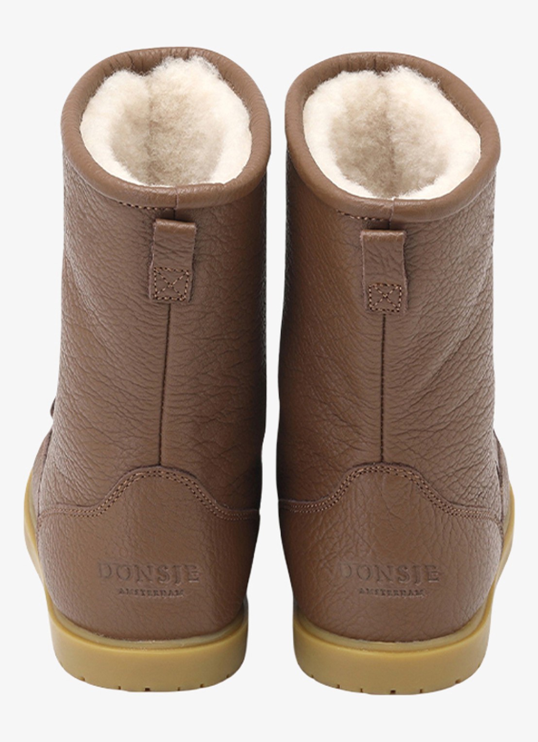 Donsje Amsterdam Wadudu Classic Boots | Bear - achterkant cognac