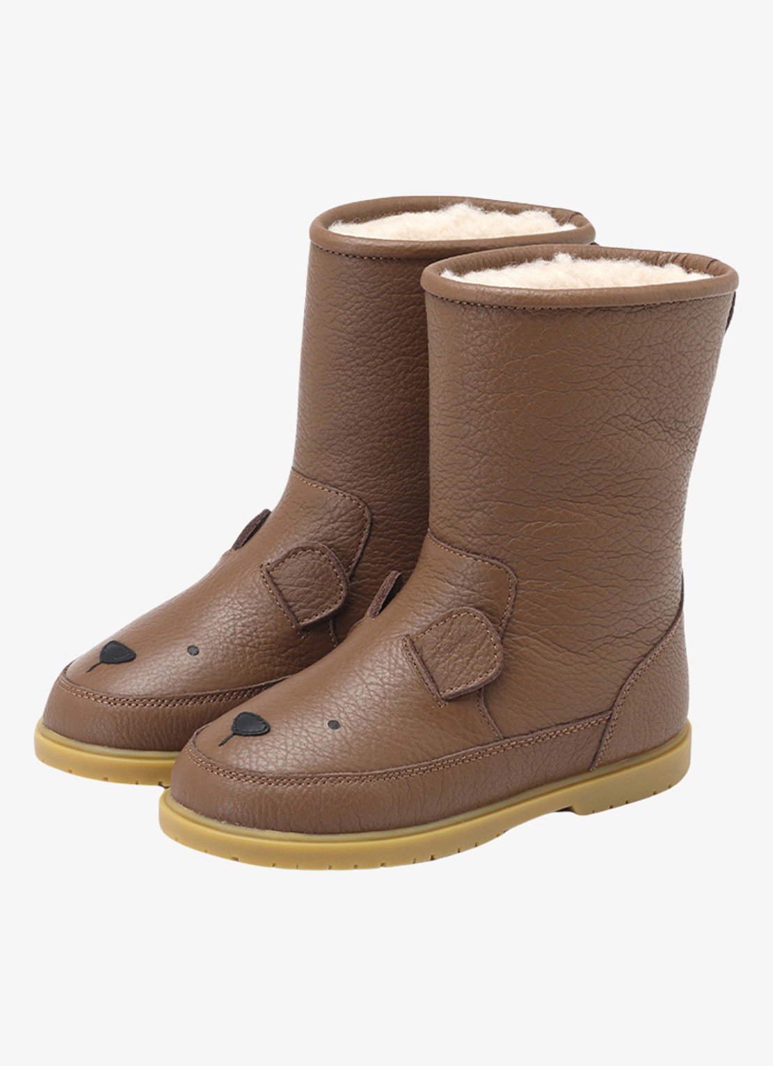 Donsje Amsterdam Wadudu Classic Boots | Bear - voorkant 9 cognac