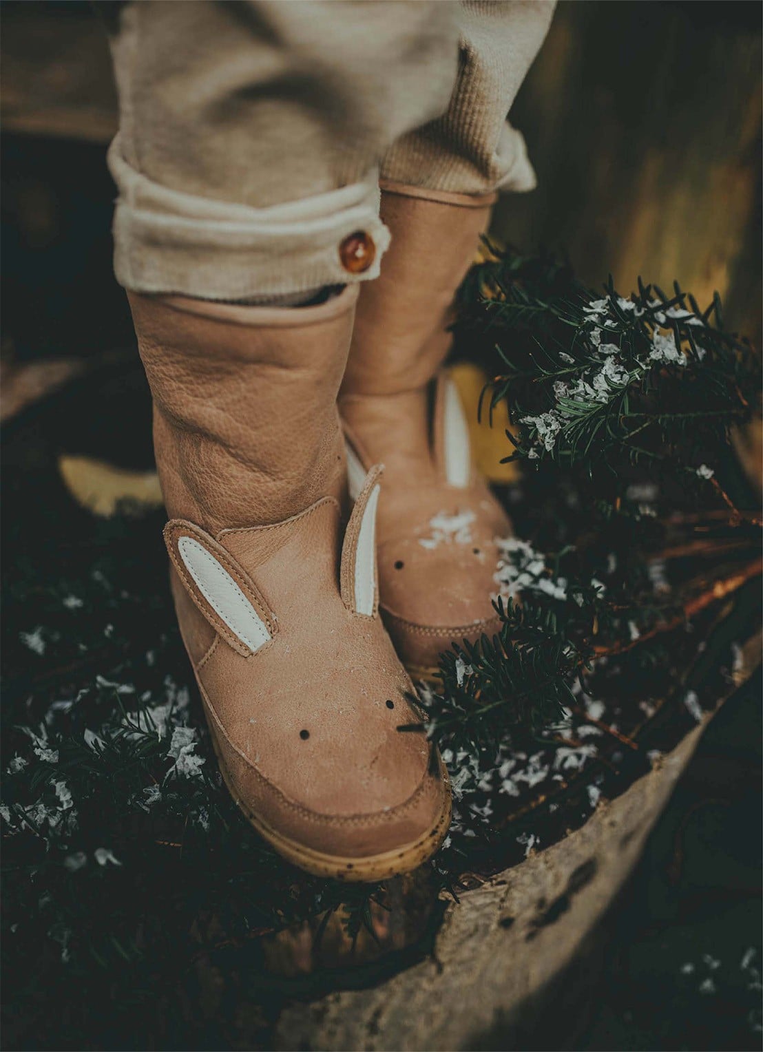 Donsje Amsterdam Wadudu Classic Boots | Bunny - voorkant 2 lichtbruin