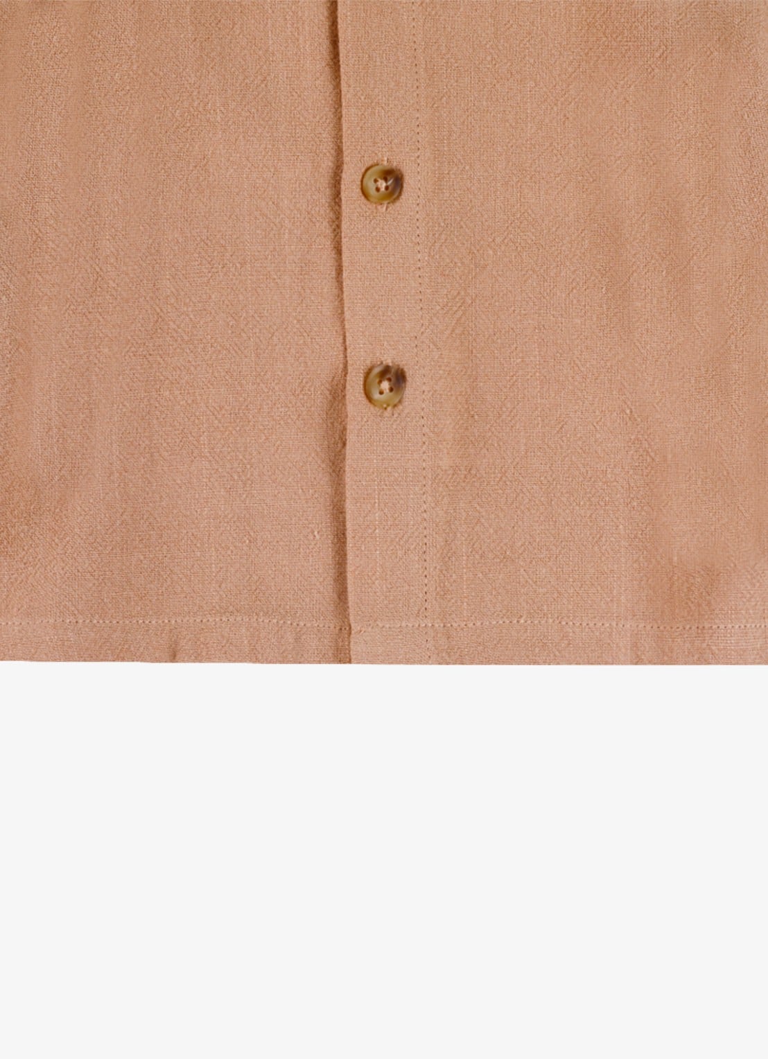 Donsje Amsterdam Winnie blouse met pofmouw - detail 6 lichtbruin