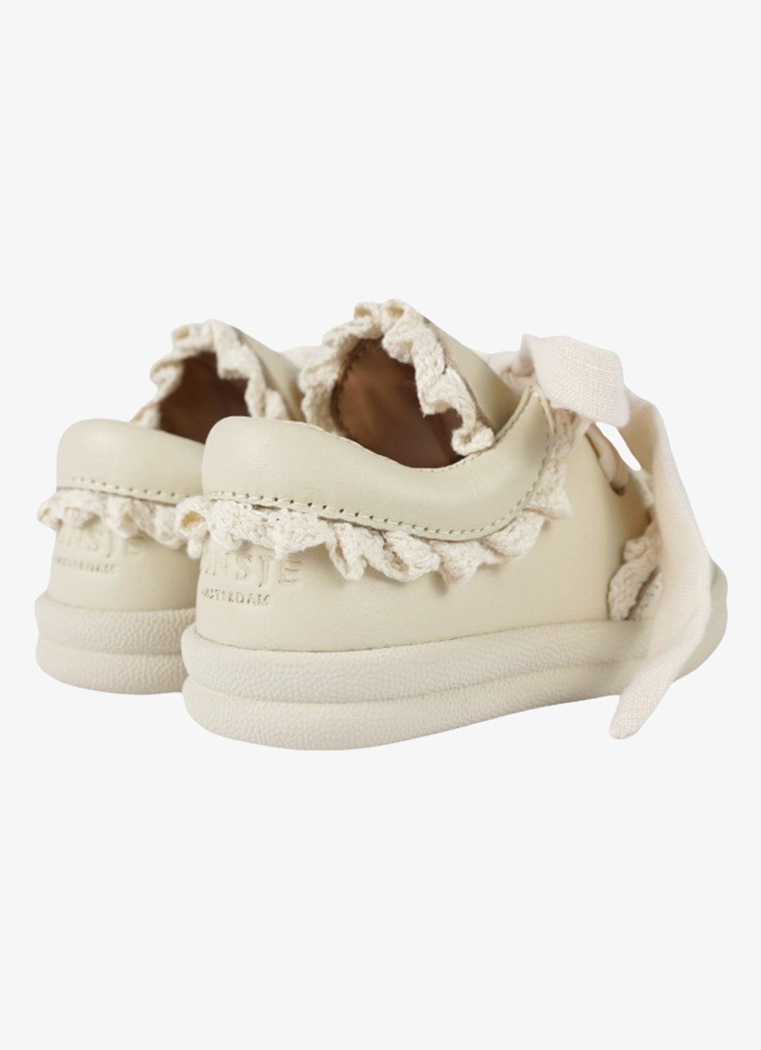 Donsje Amsterdam Wisel sneakers - achterkant 3 ivoor