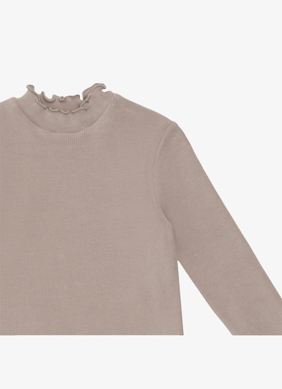 Donsje Amsterdam Wonsy Shirt - detail donkerbeige