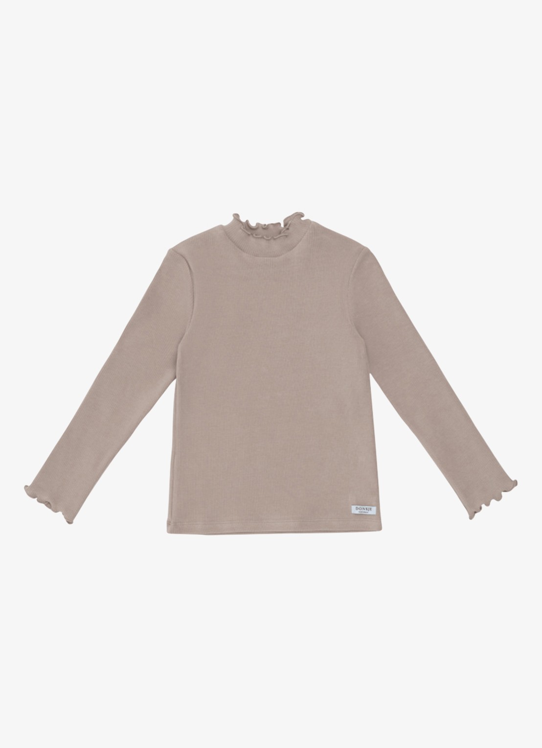 Donsje Amsterdam Wonsy Shirt - voorkant 3 donkerbeige