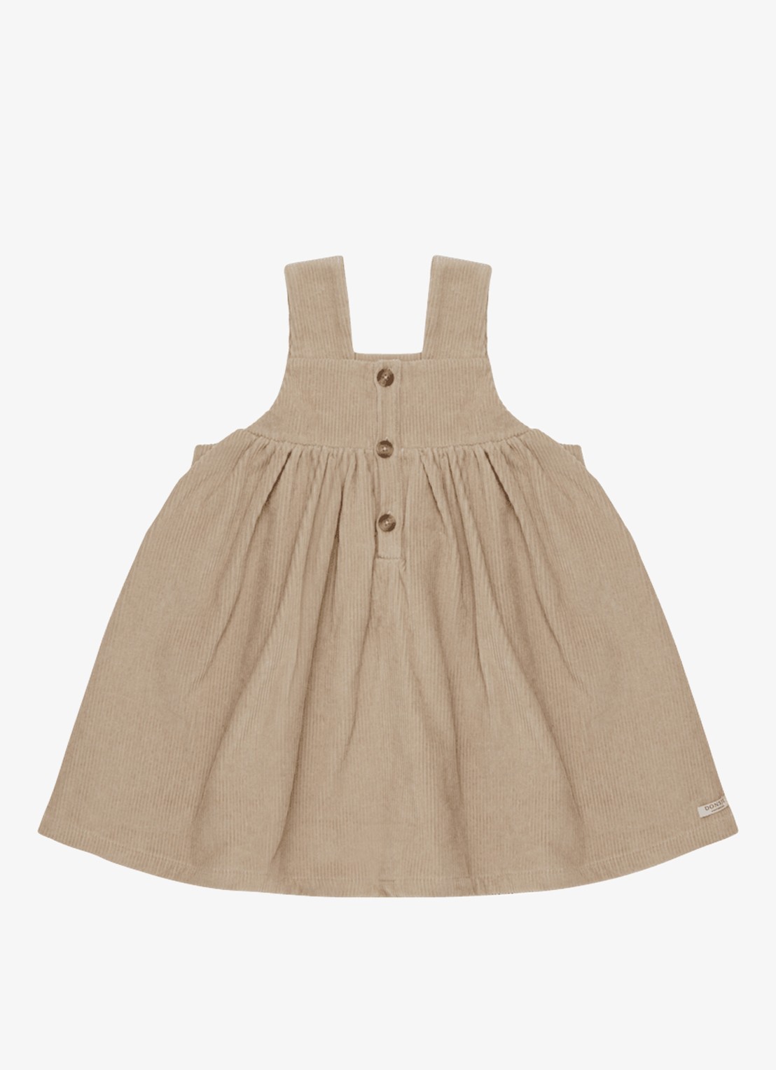 Donsje Amsterdam Xanthe Dress - voorkant taupe