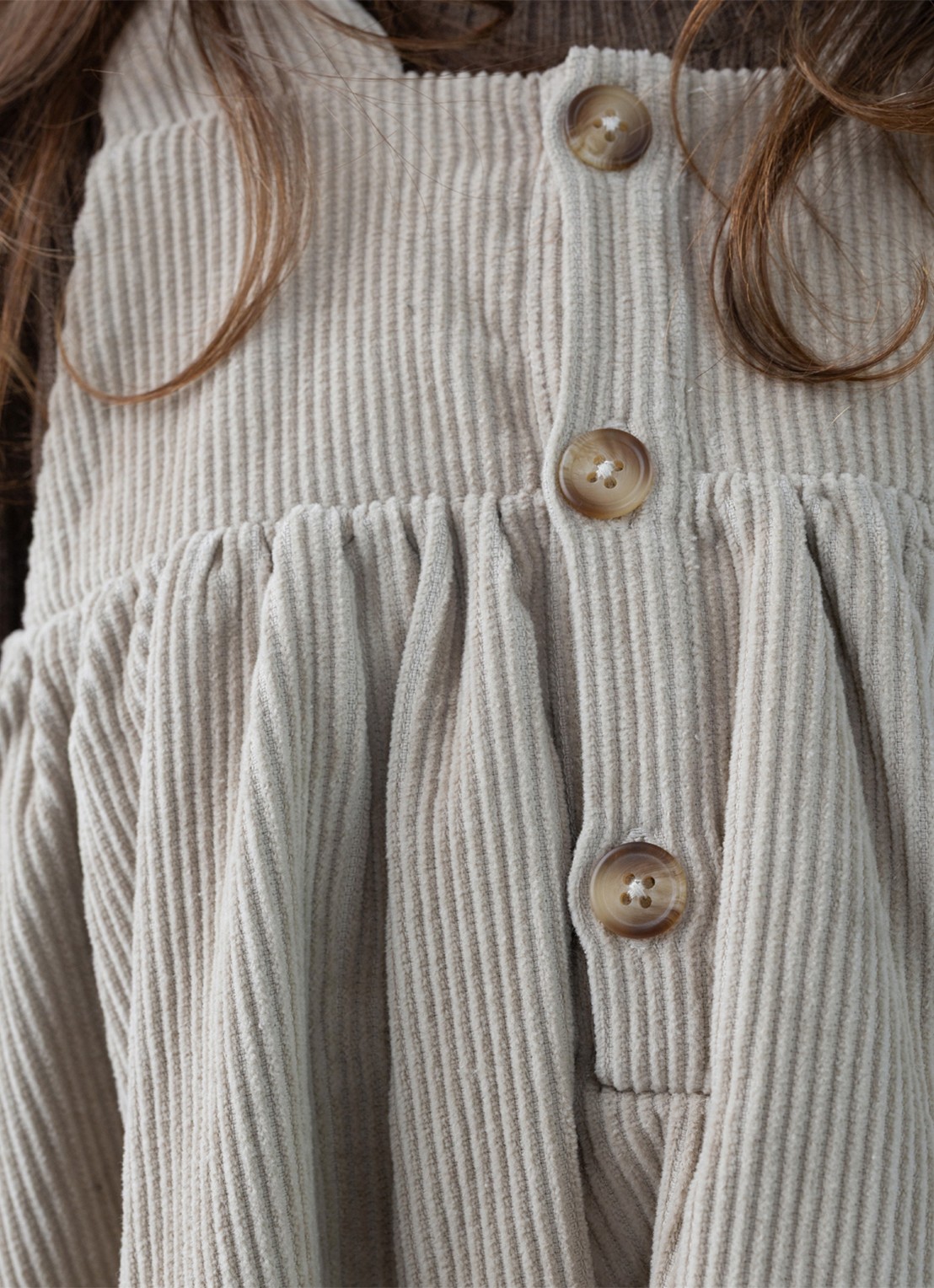 Donsje Amsterdam Xanthe Dress - voorkant 2 taupe