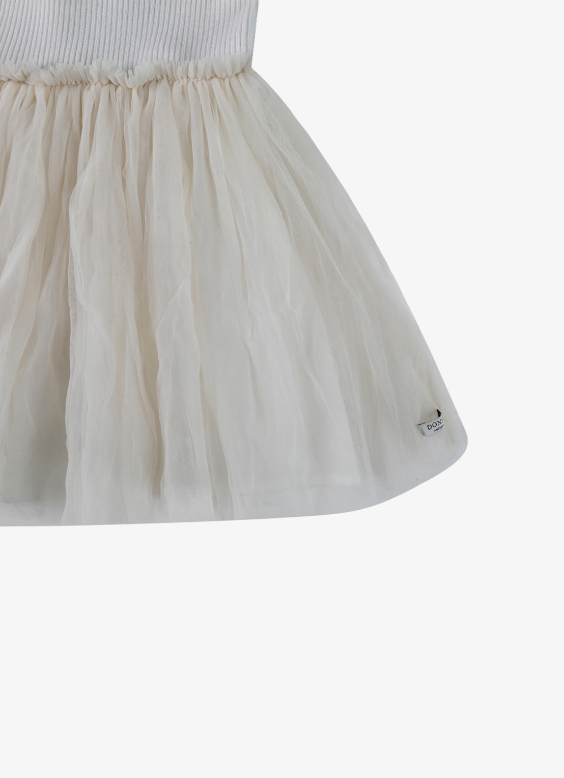 Donsje Amsterdam Xewa jurk met tule - detail 5 gebroken wit