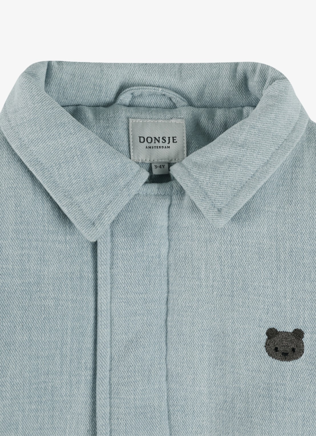 Donsje Amsterdam Zemmie baseball jack van katoen - detail 2 blauw