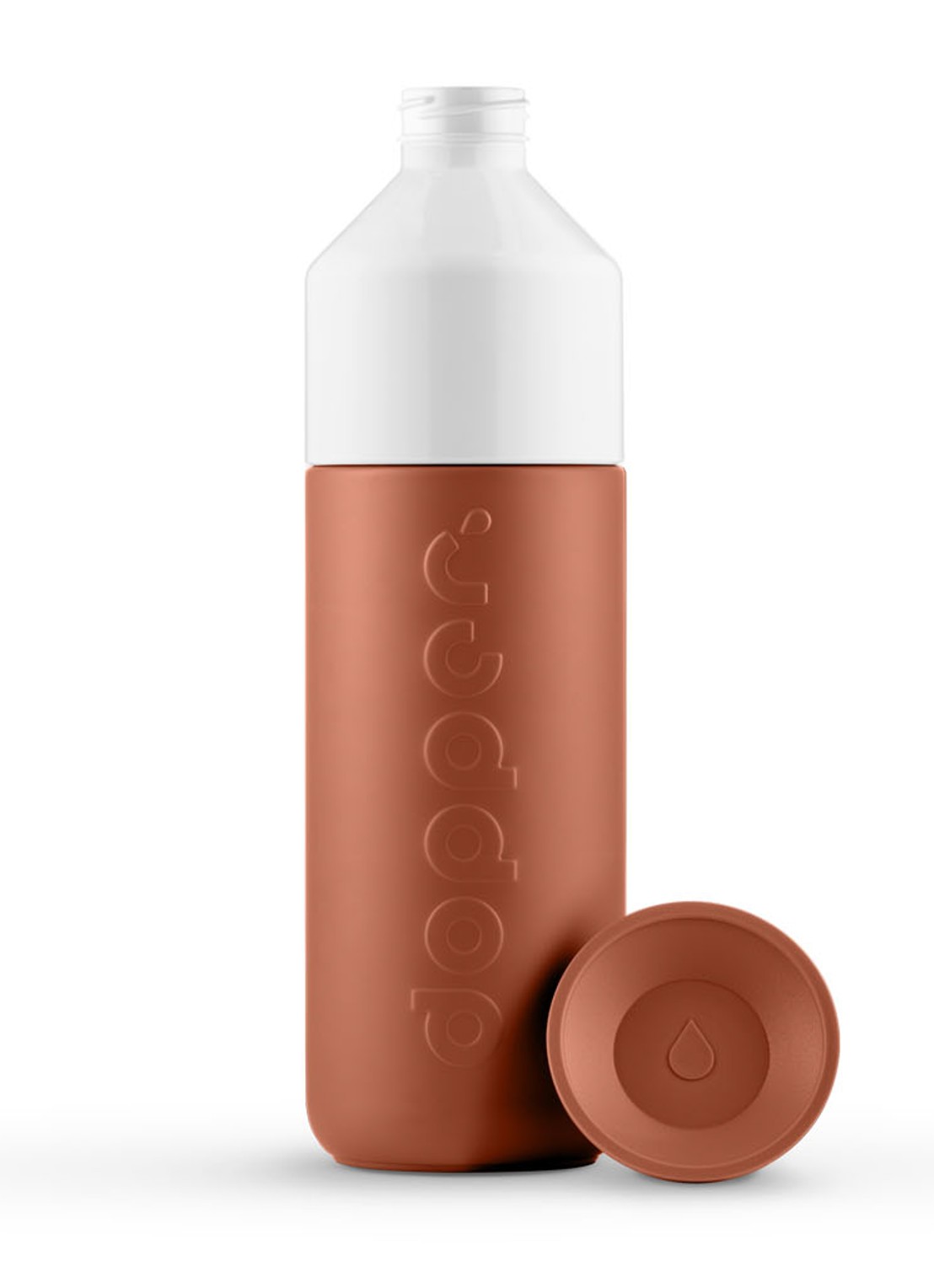 Dopper Draagkoord voor waterfles / thermosfles - detail 2 roestbruin